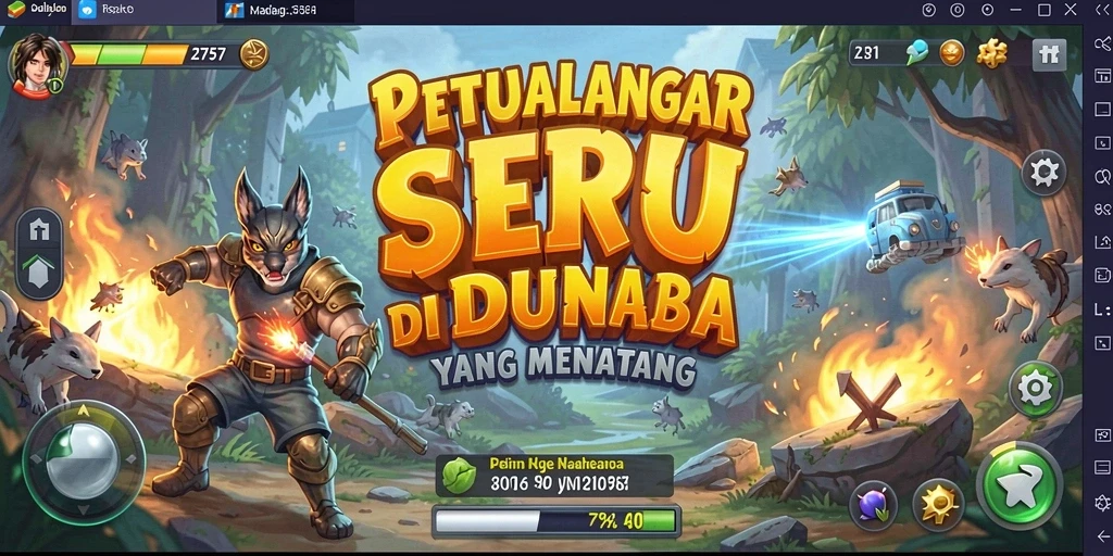 Screenshot gameplay 2757 menampilkan petualangan yang seru dan mendebarkan.