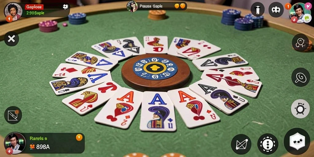 Tampilan gameplay Gaple yang seru dan interaktif.