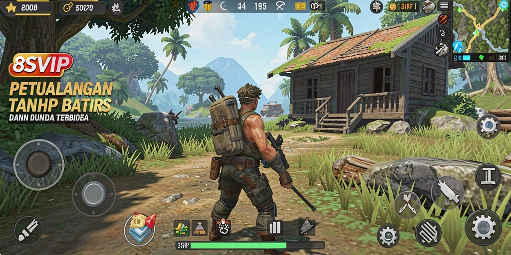 Gameplay menarik di dunia terbuka yang luas dan menantang.