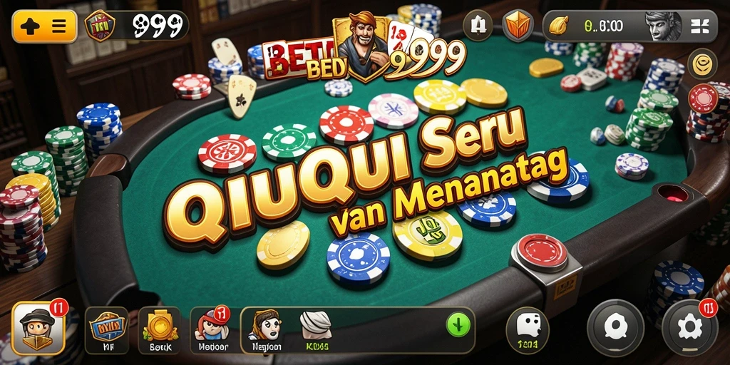 Screenshot gameplay BETON999 yang menunjukkan aksi seru QiuQiu.