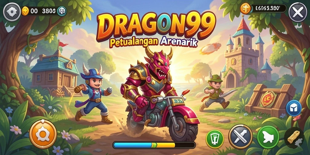 Tampilan seru dari gameplay <strong>DRAGON99</strong> saat menghadapi rintangan.