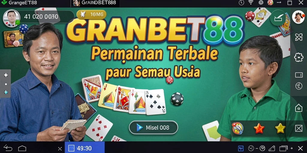 Tampilan gameplay Gaple yang menarik di GRANDBET88.