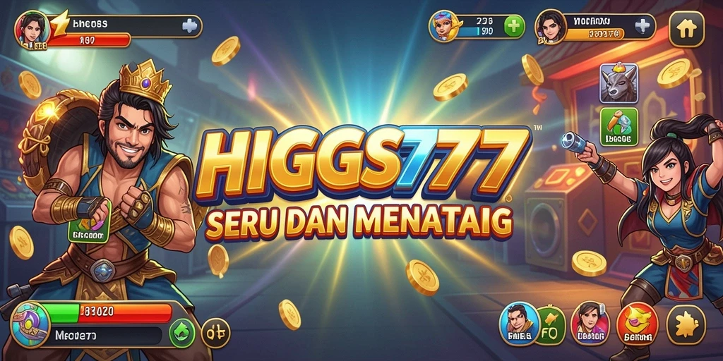 Tampilan gameplay HIGGS777 yang penuh aksi dan tantangan.