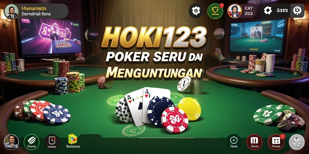 Gameplay seru HOKI123 menampilkan duel Poker yang menegangkan.