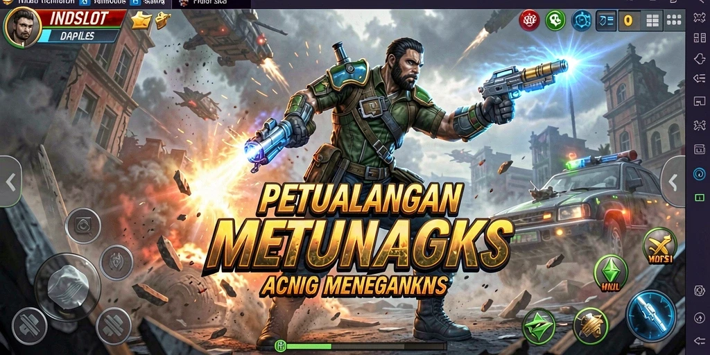 Tampilan gameplay seru dalam INDSLOT dengan aksi yang mendebarkan.