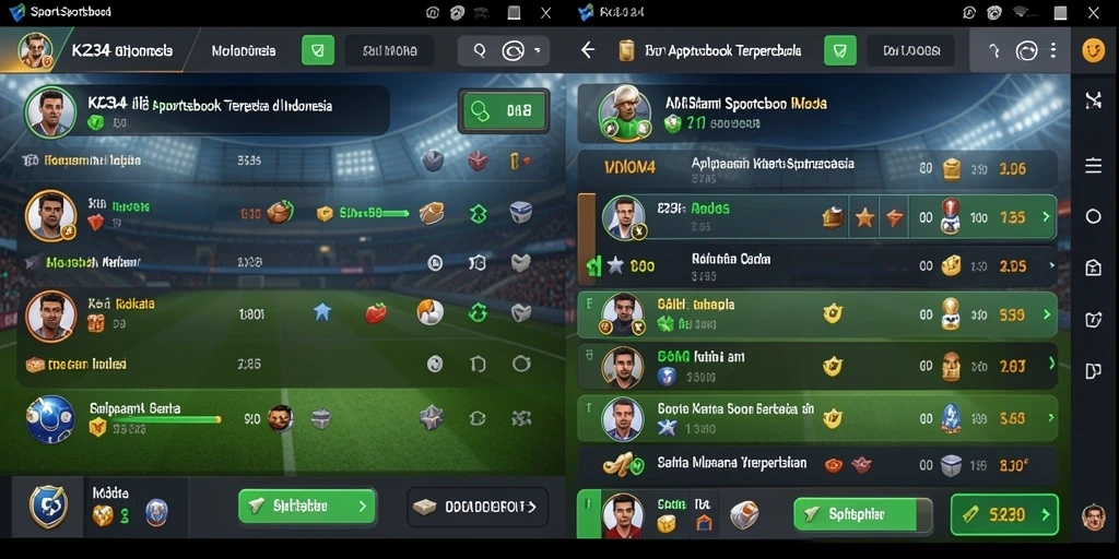 Tampilan gameplay K234 yang menarik dan interaktif dalam taruhan olahraga.