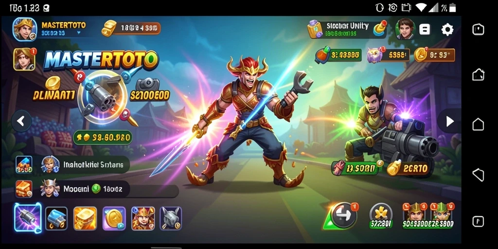 Screenshot MASTERTOTO menampilkan antarmuka aplikasi yang intuitif dan mudah digunakan.