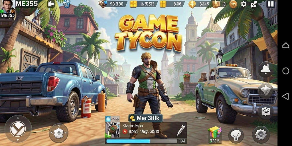 Tampilan gameplay seru dalam ME355 yang menunjukkan keseruan manajemen usaha.