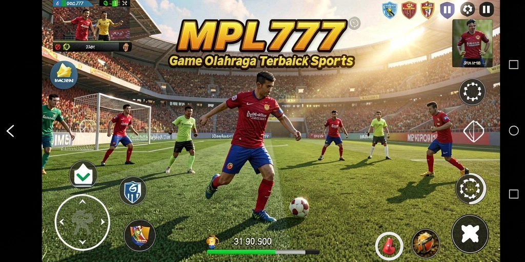 Tampilan gameplay seru dalam MPL777 saat bertanding melawan pemain lain.