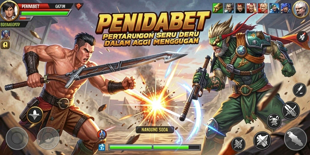 Tangkapan layar gameplay ACTION yang mendebarkan di PENIDABET.