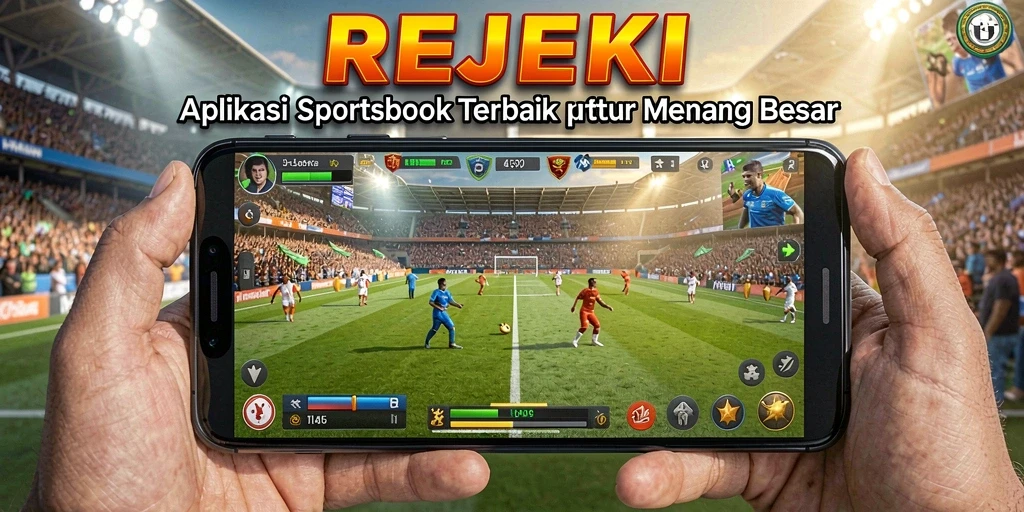 Tampilan gameplay menarik dalam aplikasi Sportsbook REJEKI.