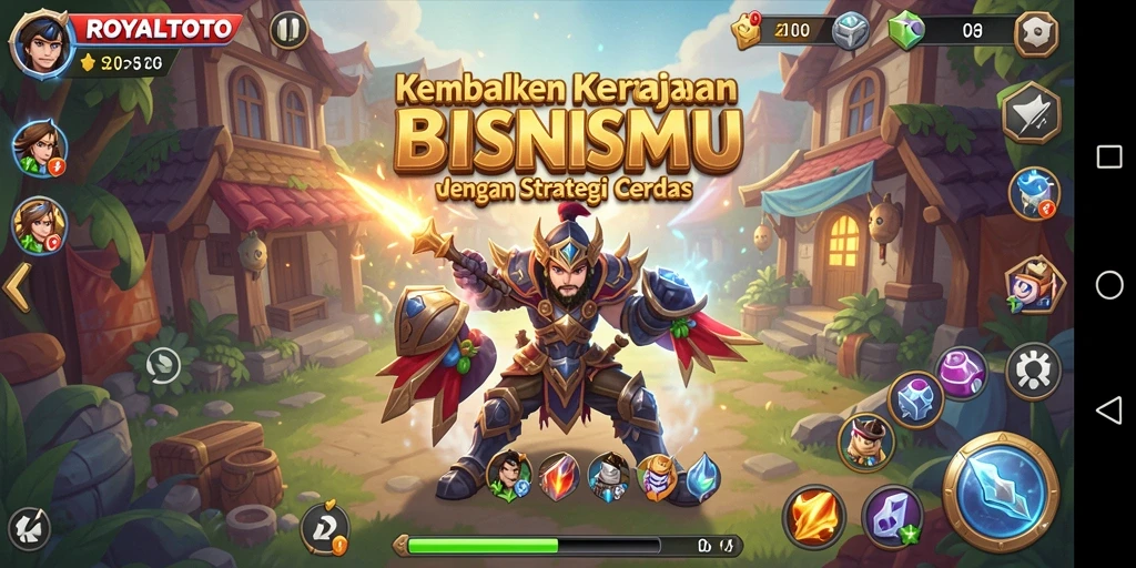 Tampilan screenshot utama ROYALTOTO yang menunjukkan dinamika permainan Tycoon.