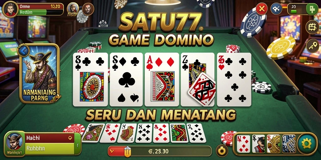 Tampilan gameplay menarik di SATU77 dengan efek grafis yang menawan.