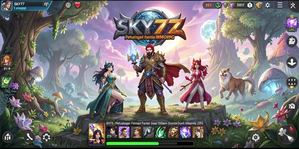 Tangkap momen seru pertempuran dalam gameplay SKY77.